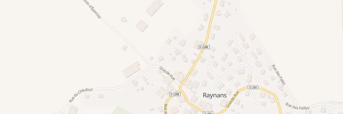 Plan du 5001 Rue de la Pérusse à Raynans