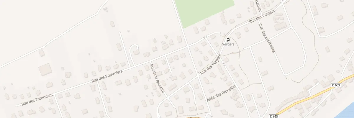 Plan du 1B Rue des Pommiers à Bavans