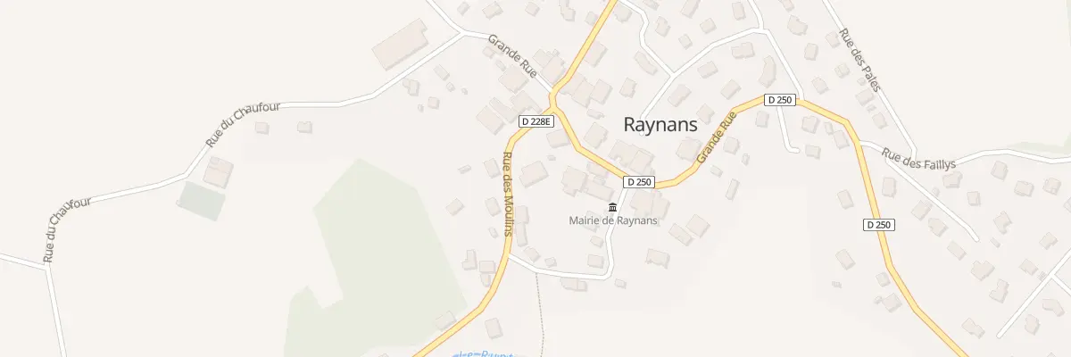 Plan du 15 Gr Grande Rue à Raynans
