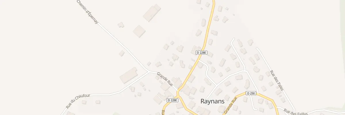 Plan du 5002 Rue de la Pérusse à Raynans