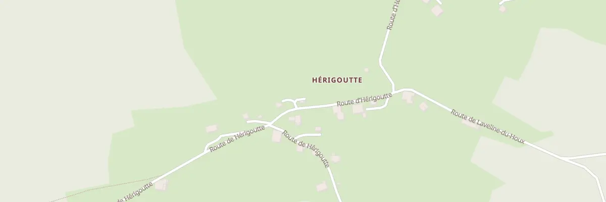 Plan du 5 Rte de Hérigoutte à Laveline-du-Houx