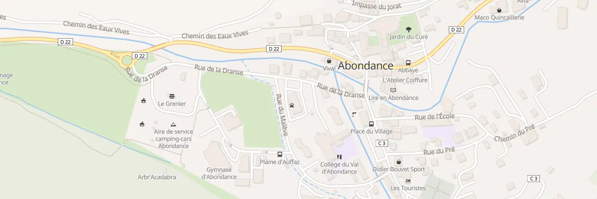 Plan du 44 Imp du Collège à Abondance
