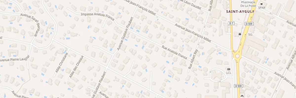 Plan du 157 Rue Anatole FRANCE à Fréjus