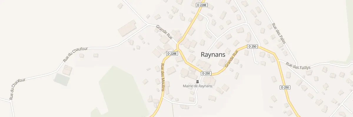 Plan du 17 Gr Grande Rue à Raynans