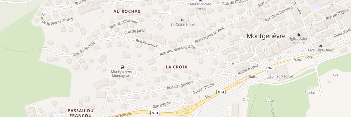 Plan du 263 Rue des Montagnards à Montgenèvre
