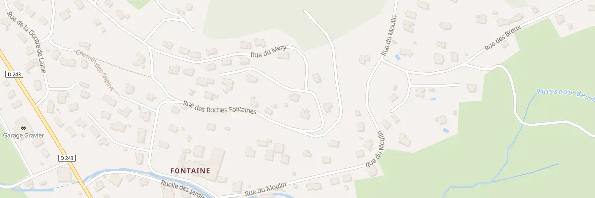 Plan du 15 Rue des Roches Fontaines à Vagney