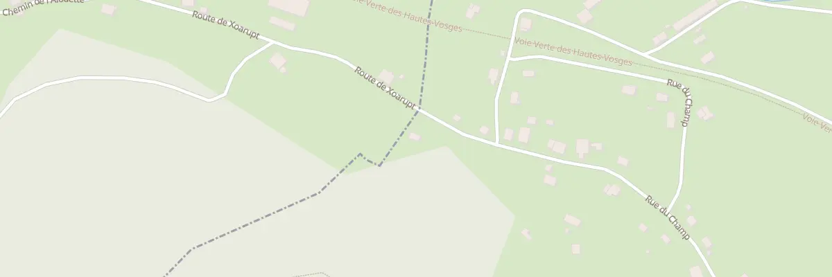 Plan du 49 Rue du Champ à Ramonchamp