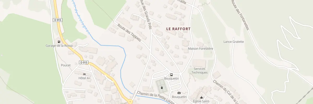 Plan du 217 Che de la Grande Louza à Pralognan-la-Vanoise