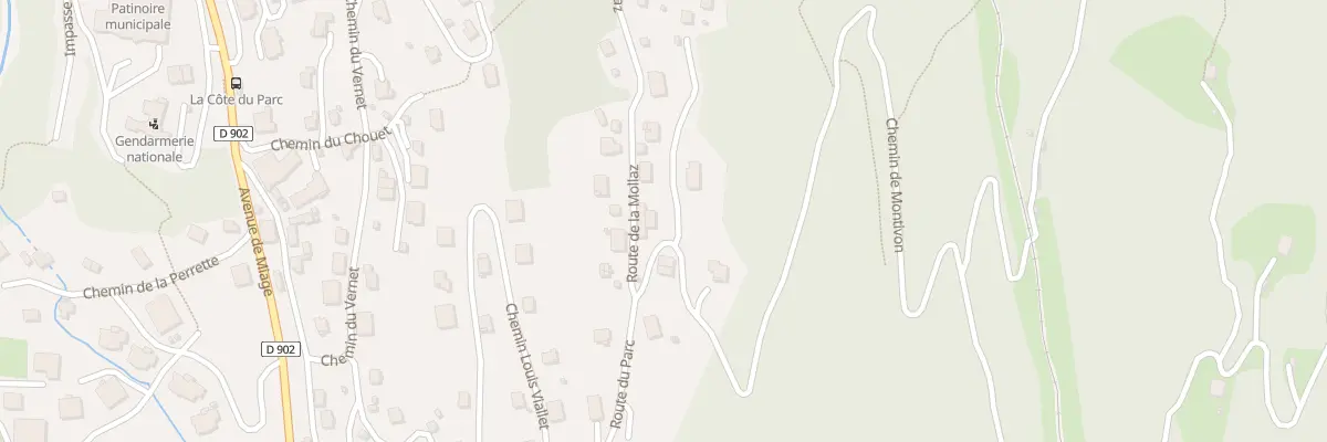 Plan du 1345 Rte de la Mollaz à Saint-Gervais-les-Bains