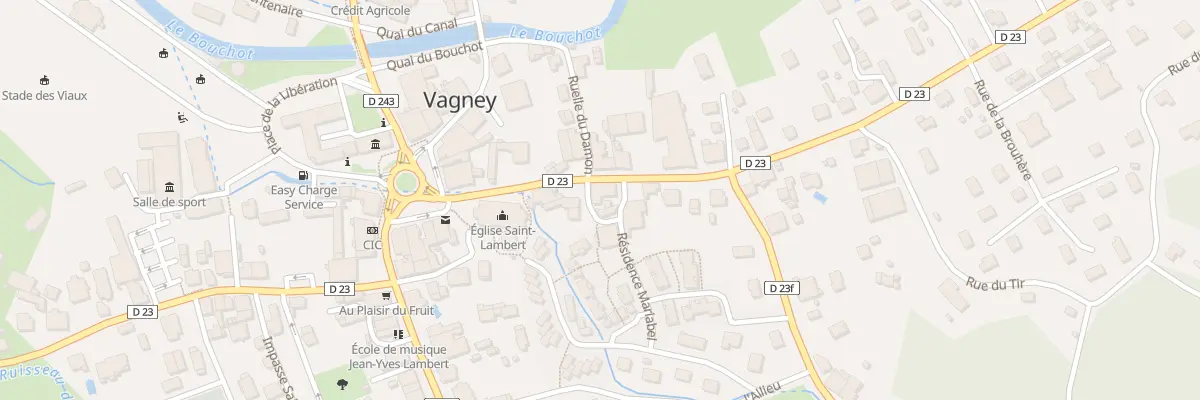 Plan du 10 Rue Robert Claudel à Vagney