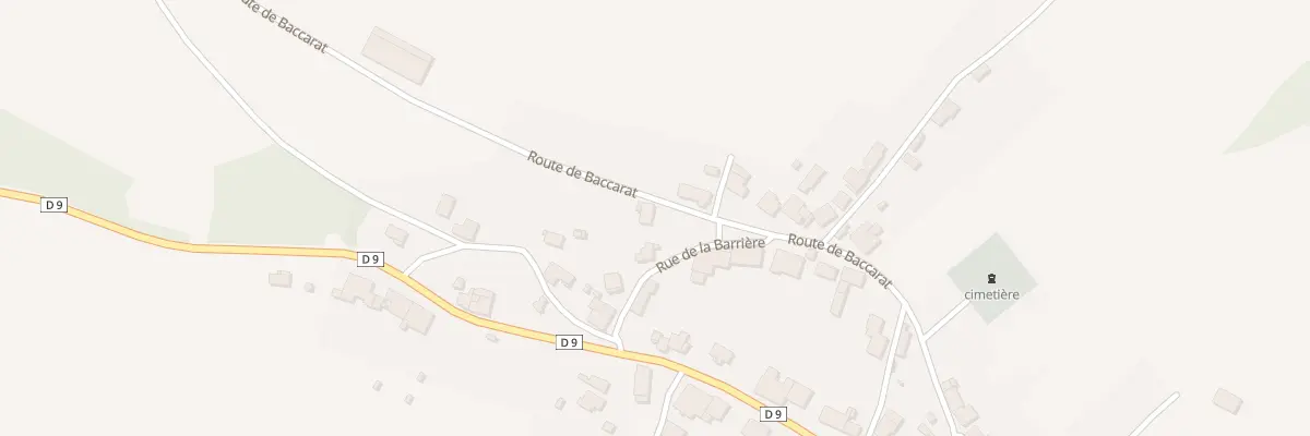 Plan du 17 Rte de Baccarat à Sainte-Barbe