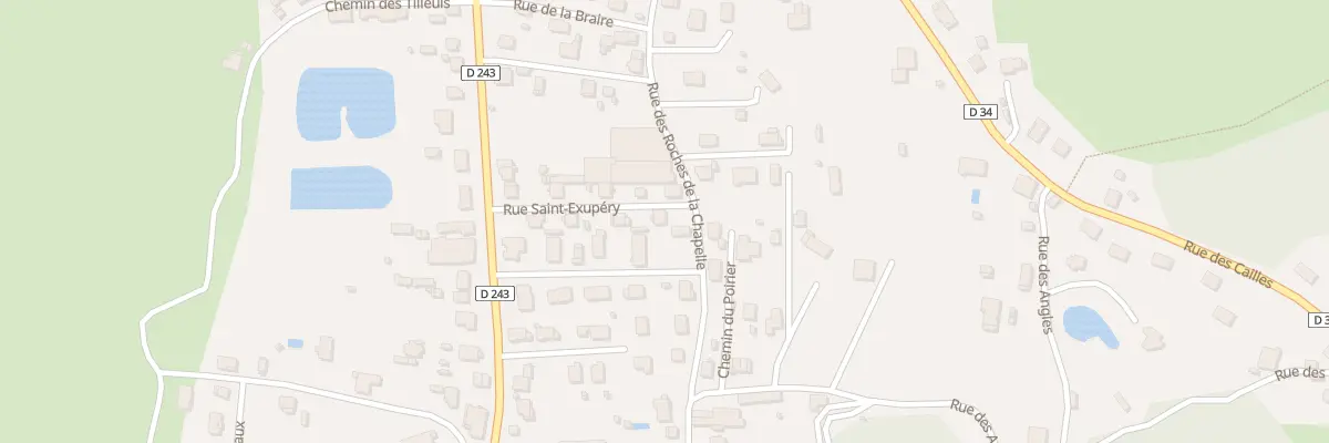 Plan du 8 Rue de St Exupery à Vagney