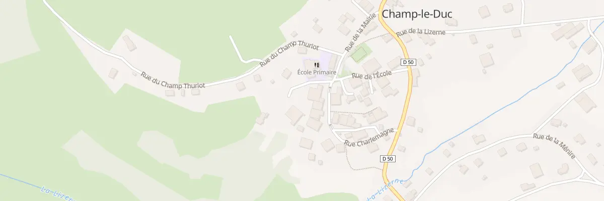 Plan du 2 Rue Charlemagne à Champ-le-Duc