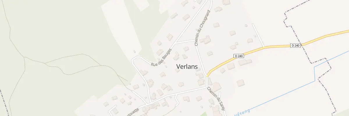 Plan du 12 Rue des Beuges à Verlans