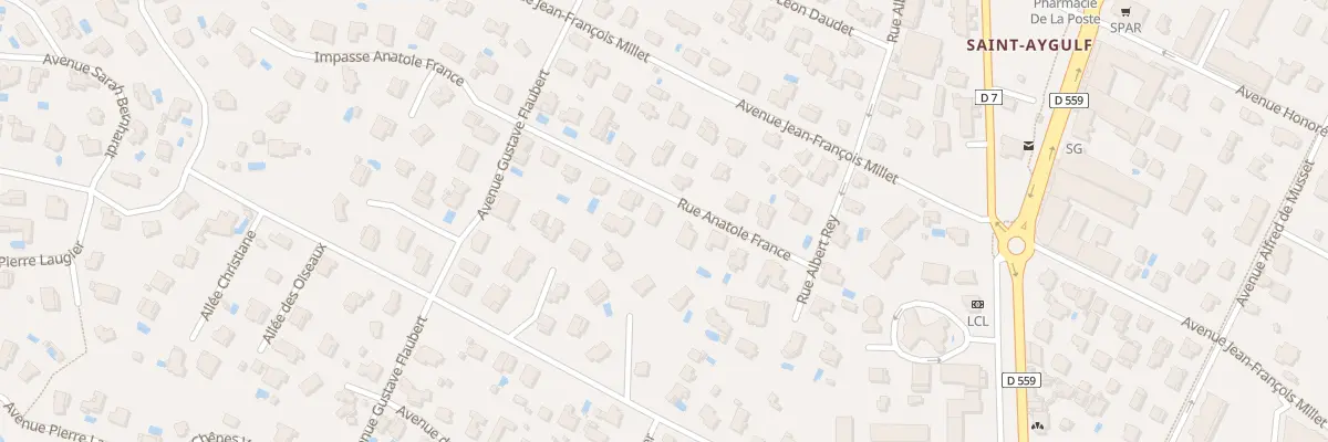 Plan du 107 Rue Anatole FRANCE à Fréjus