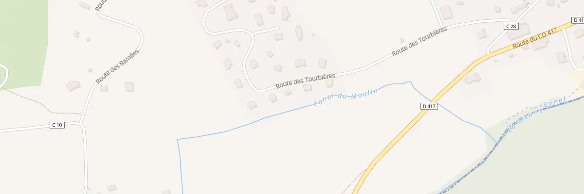 Plan du 17 Rte des Tourbieres à La Forge