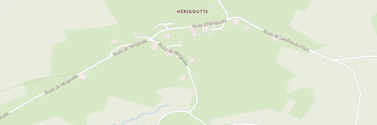 Plan du 6C Rte de Hérigoutte à Laveline-du-Houx