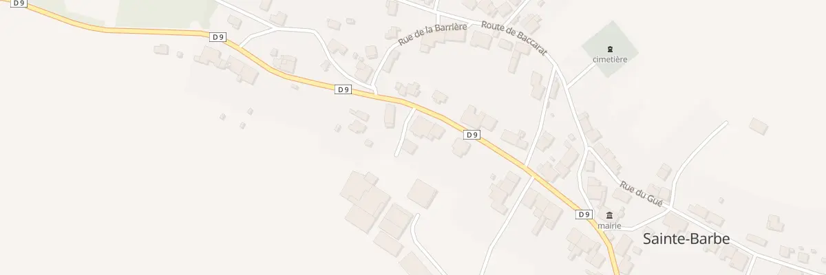 Plan du 19 Rte de Ménil à Sainte-Barbe