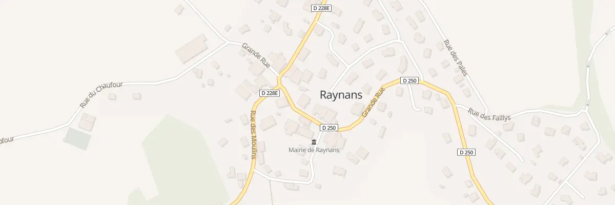 Plan du 10 Gr Grande Rue à Raynans