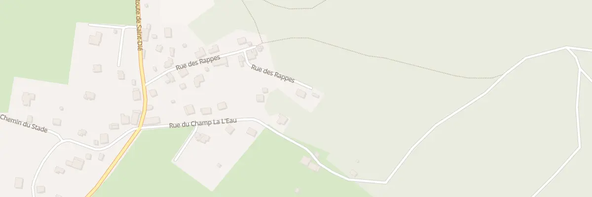 Plan du 174 Rue des Rappes à Housseras
