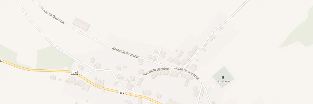 Plan du 32 Rte de Baccarat à Sainte-Barbe