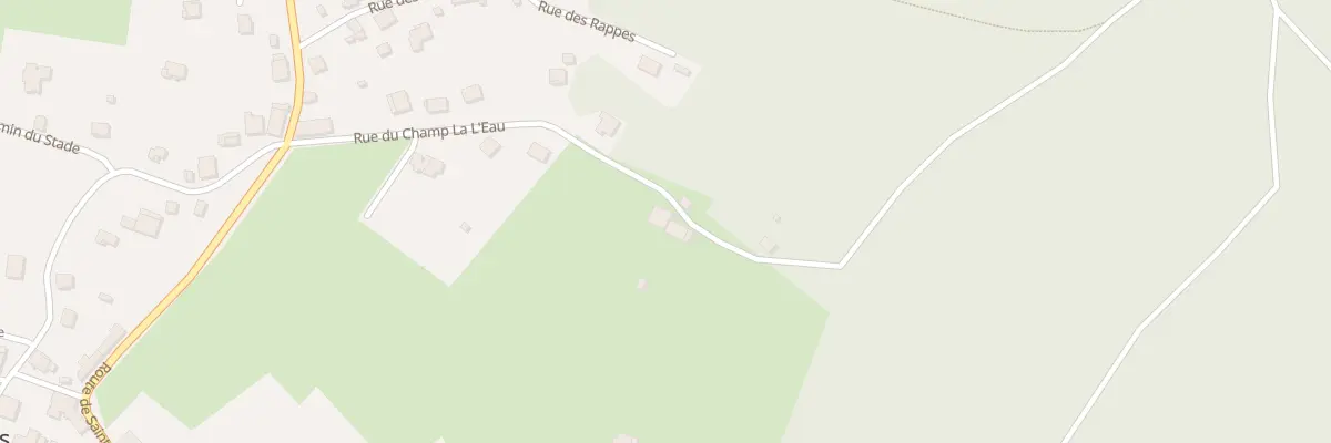 Plan du 290 Rue du Champ la l’Eau à Housseras