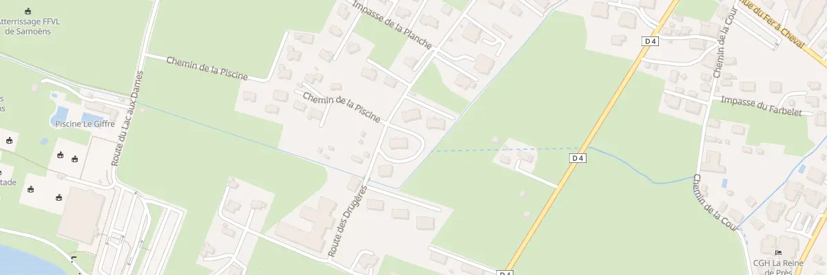 Plan du 341 Rte des Drugères à Samoëns