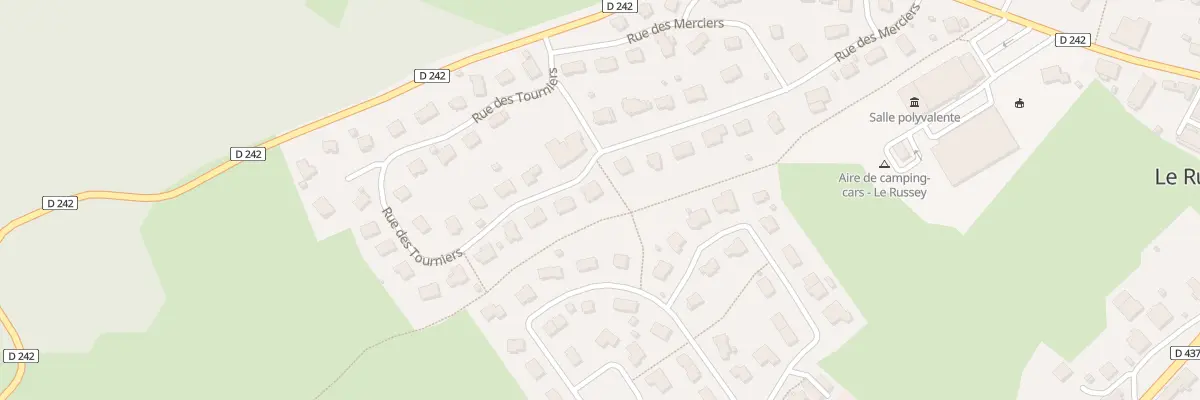 Plan du 5001 Rue des Tourniers au Russey