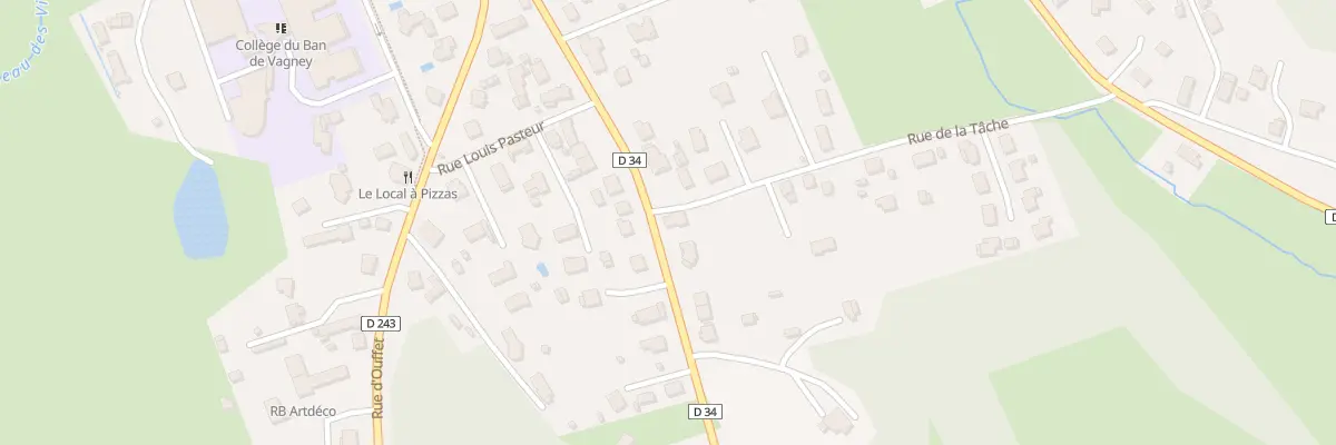 Plan du 2 Rue de la Tâche à Vagney