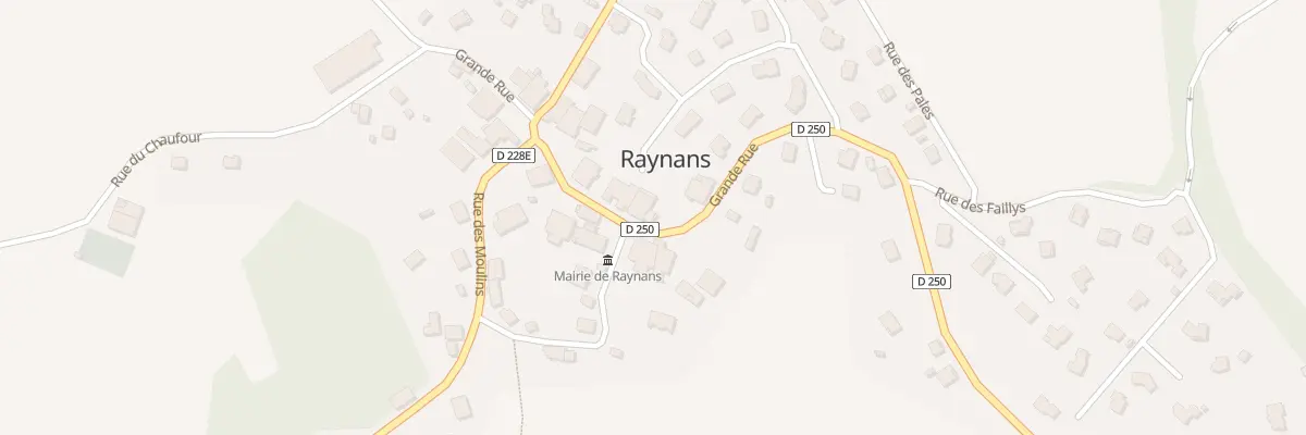 Plan du 4 Gr Grande Rue à Raynans