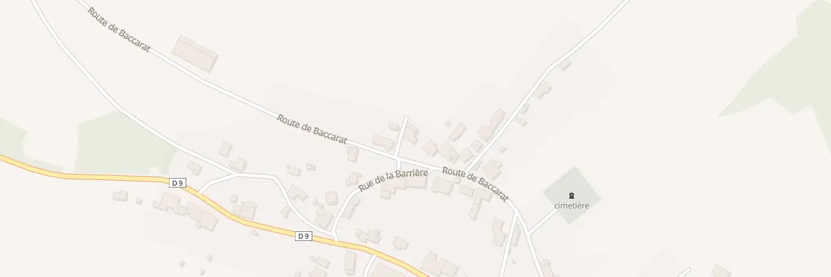 Plan du 30 Rte de Baccarat à Sainte-Barbe