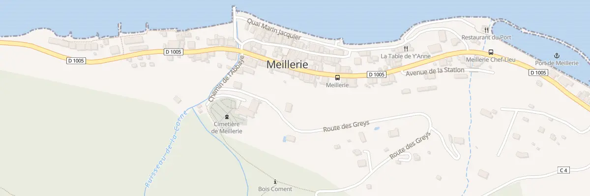 Plan du 5255 Rte des Grey à Meillerie