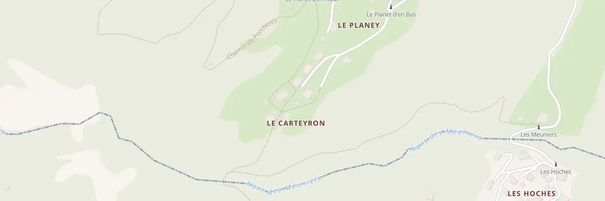 Plan du 190 Che du Carteyron à Saint-Gervais-les-Bains