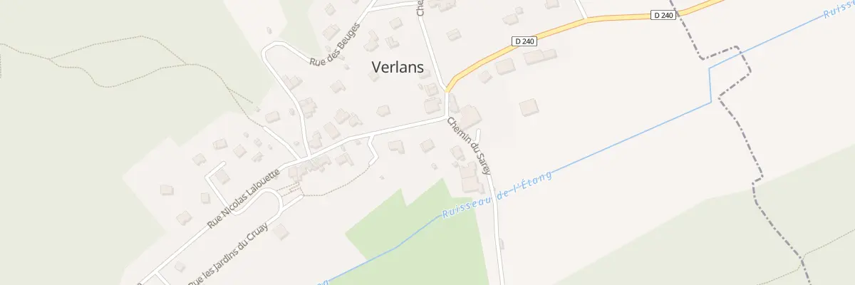 Plan du 9 Rue Nicolas Lalouette à Verlans