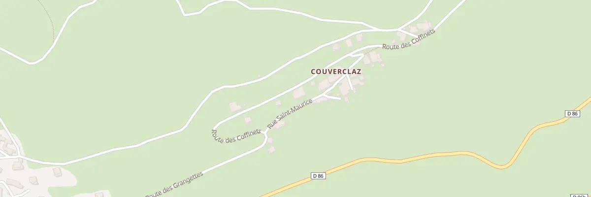 Plan du 324 Rte des Coffinets aux Chapelles