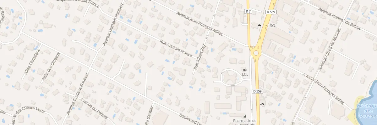 Plan du 1 Rue Anatole FRANCE à Fréjus