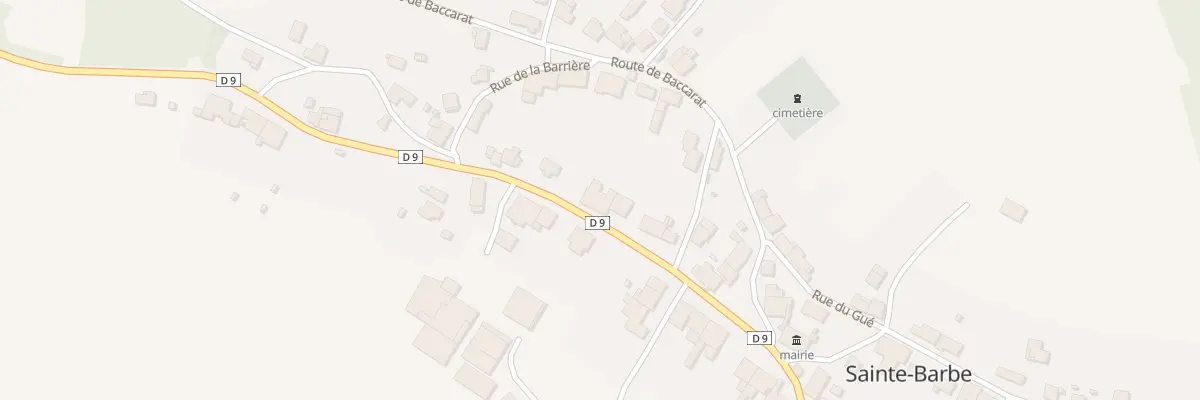 Plan du 12 Rte de Ménil à Sainte-Barbe