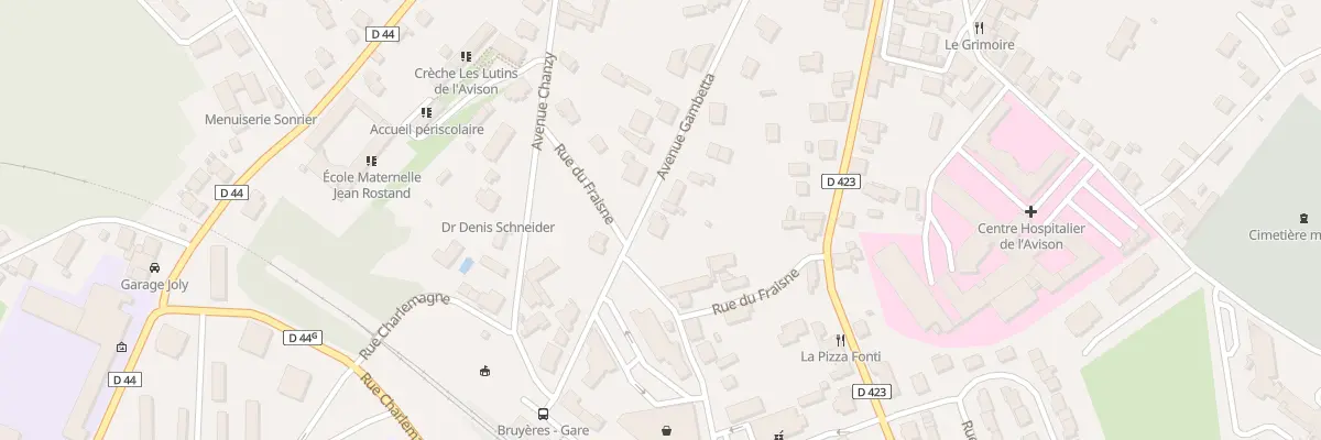 Plan du 13 Av Gambetta à Bruyères