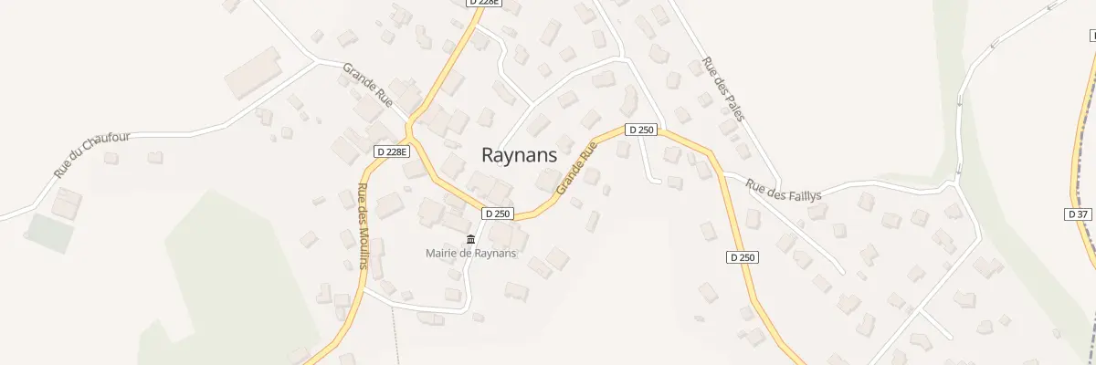 Plan du 2 Gr Grande Rue à Raynans