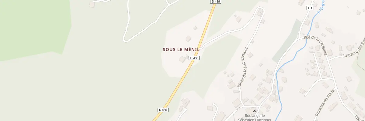 Plan du 3 Rte du Col des Croix à Haut-du-Them-Château-Lambert