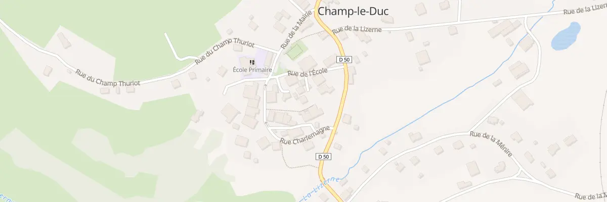 Plan du 4 Rue de l’Ecole à Champ-le-Duc