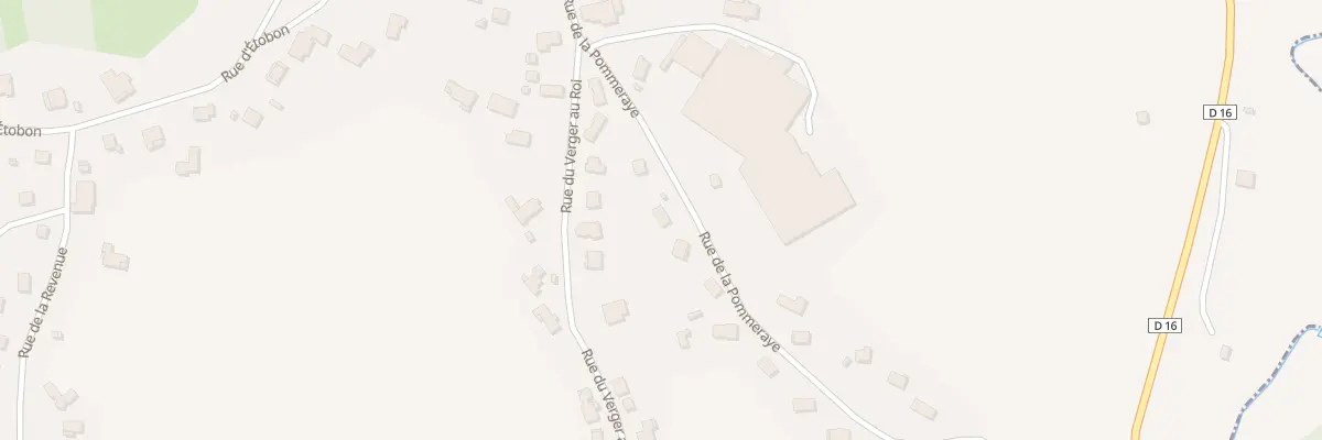 Plan du 8 Rue de la Pommeraye à Chenebier