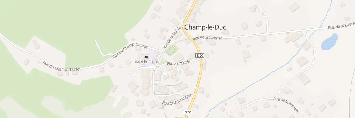 Plan du 1 Rue de l’Ecole à Champ-le-Duc