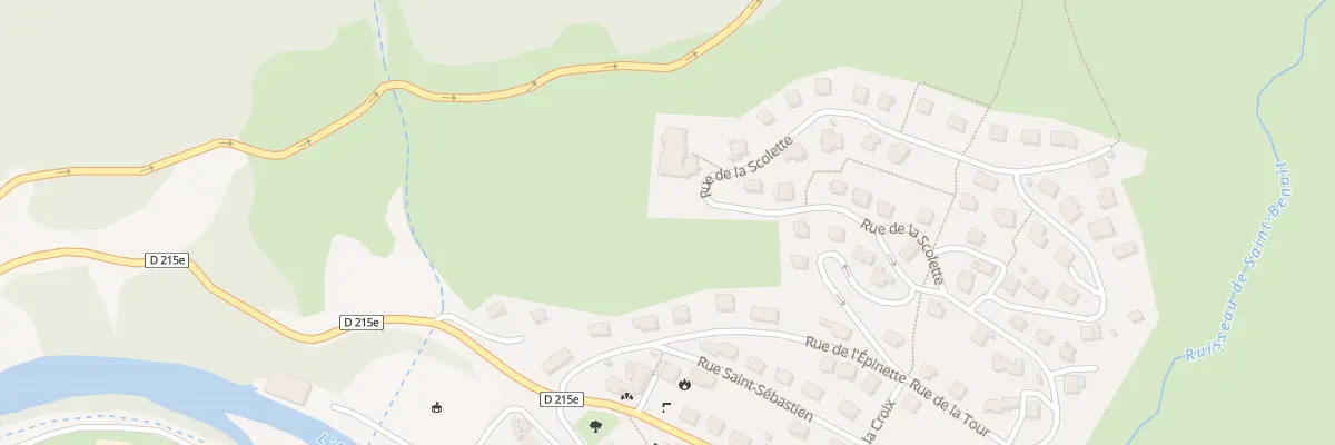 Plan du 229 Rue de la Scolette à Avrieux