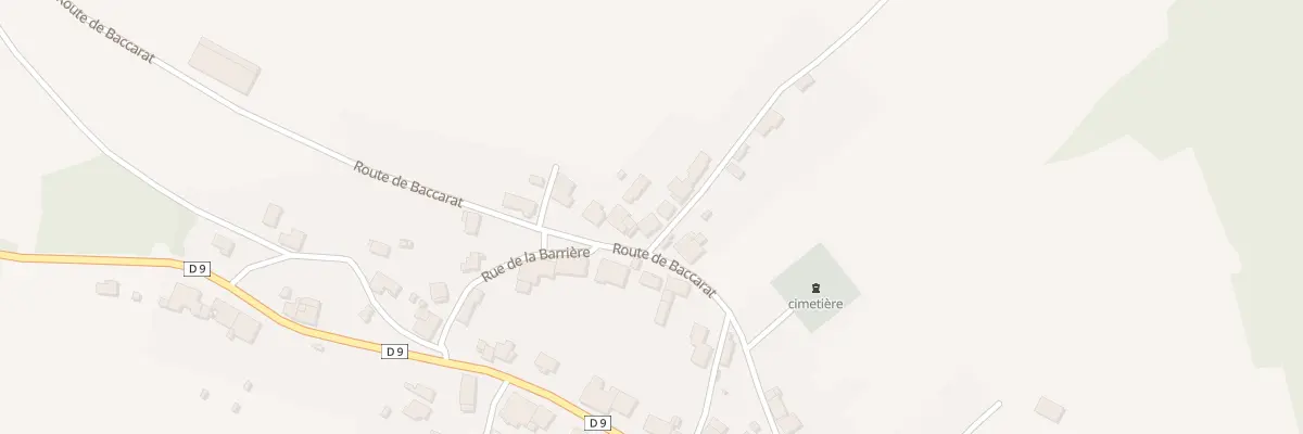 Plan du 24 Rte de Baccarat à Sainte-Barbe