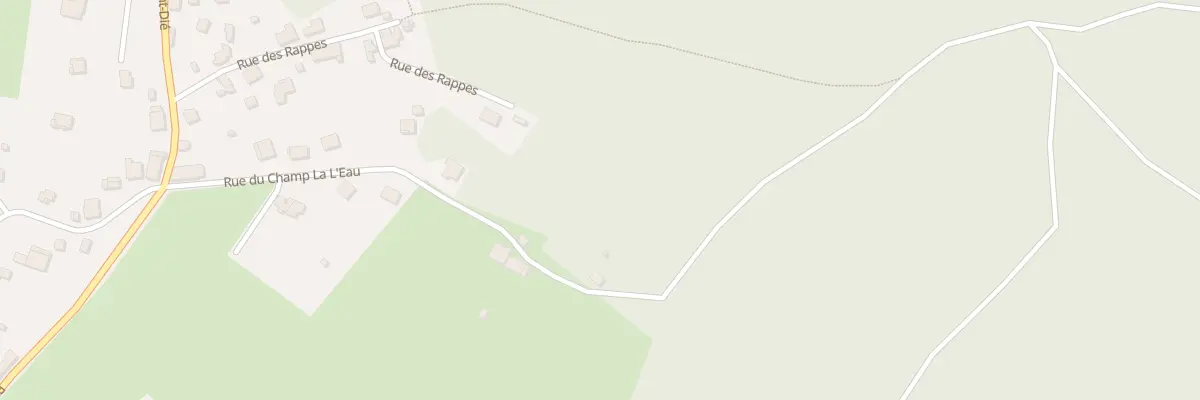 Plan du 371 Rue du Champ la l’Eau à Housseras