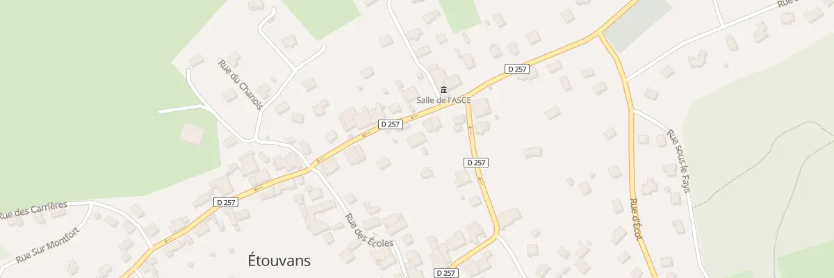 Plan du 8 Rue de Dampierre-sur-le-Doubs à Étouvans