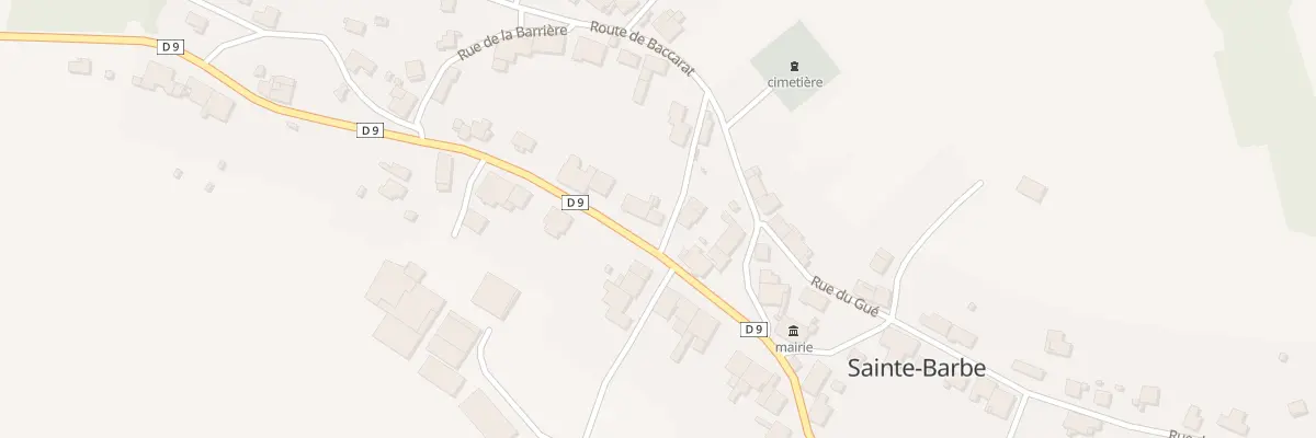 Plan du 6 Rte de Ménil à Sainte-Barbe
