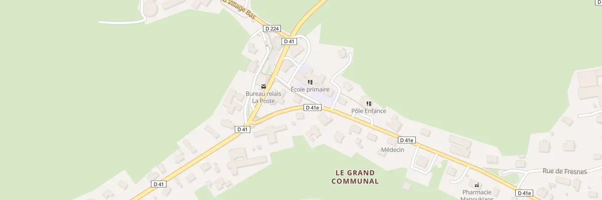 Plan du 2 Rue des Ecoles à Bonnétage