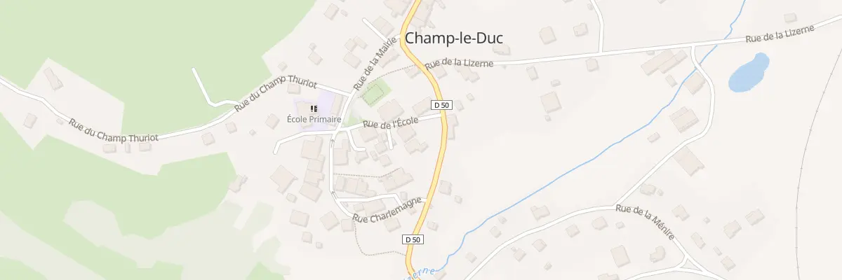 Plan du 8 Rue de l’Ecole à Champ-le-Duc